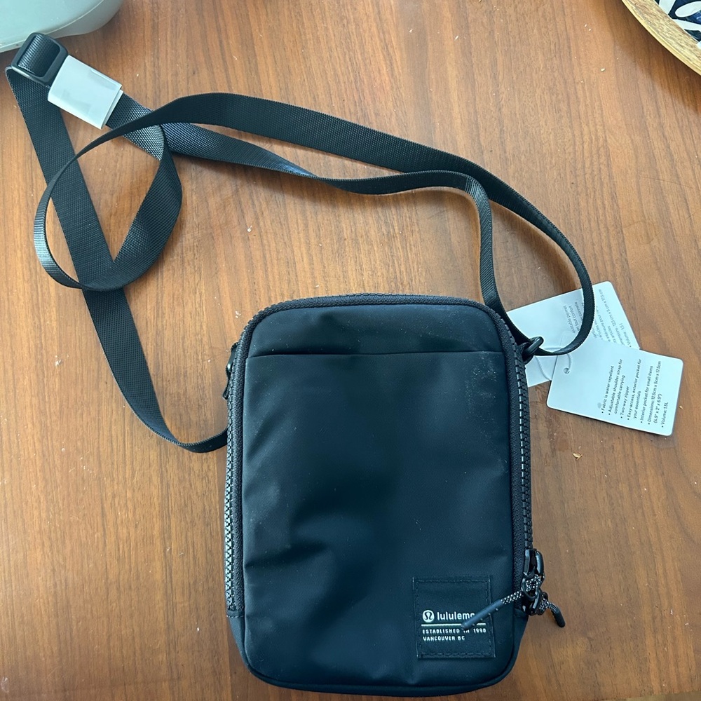 lululemon athletica Black Easy Acess Crossbody Bag